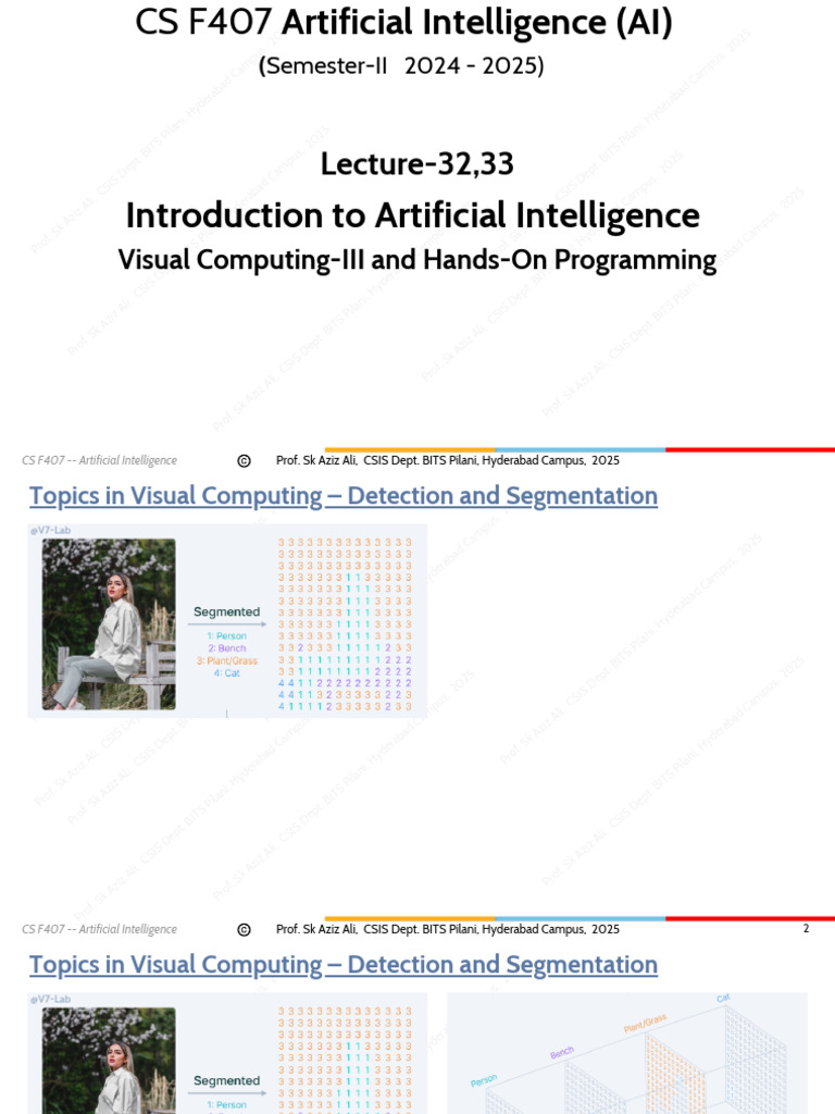 Lecture 32 33 VisualComputing | PDF