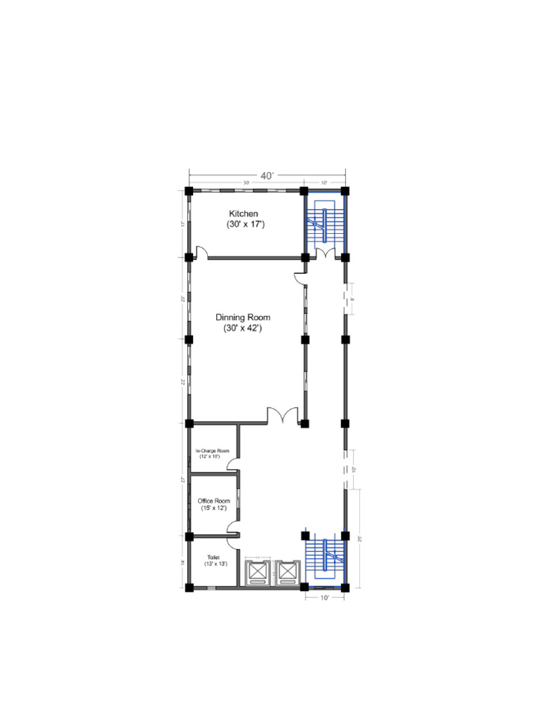 Residential and Educational Building Layouts | PDF
