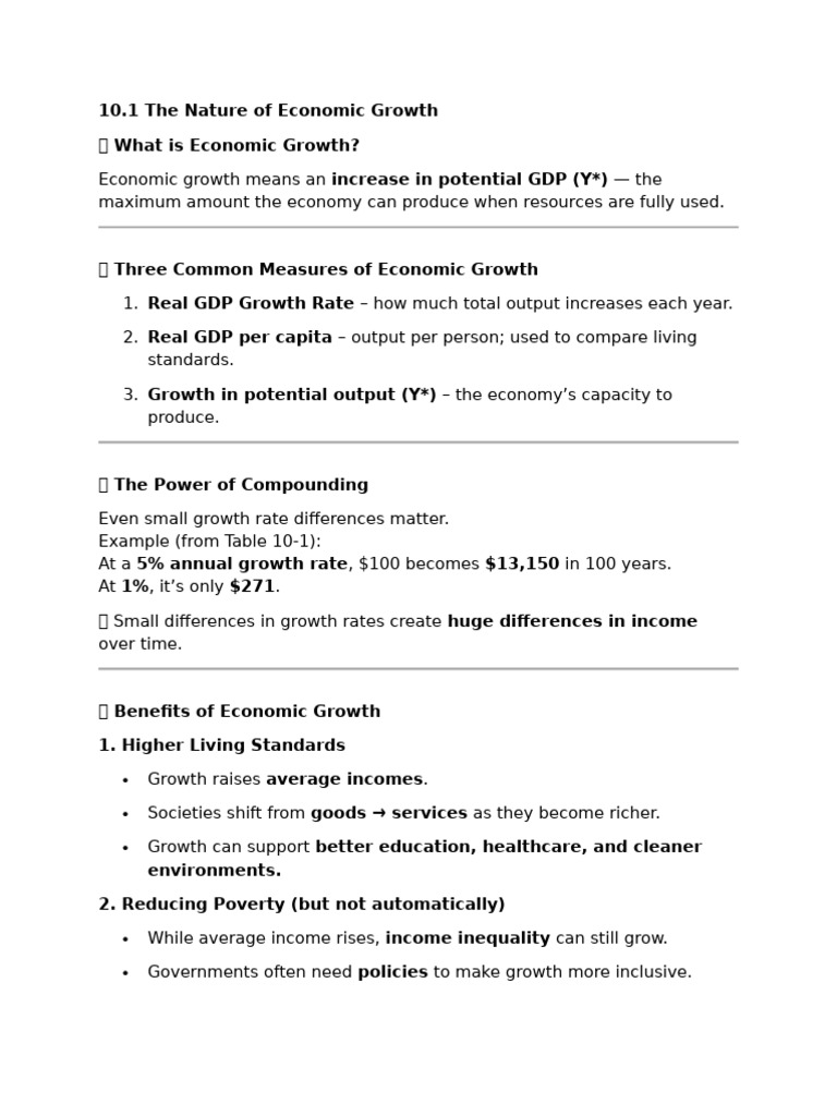 chapter 10 | PDF | Economic Growth | Gross Domestic Product