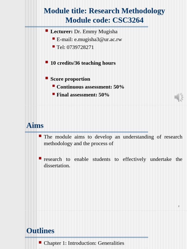 L1 Introduction | PDF | Methodology | Scientific Method