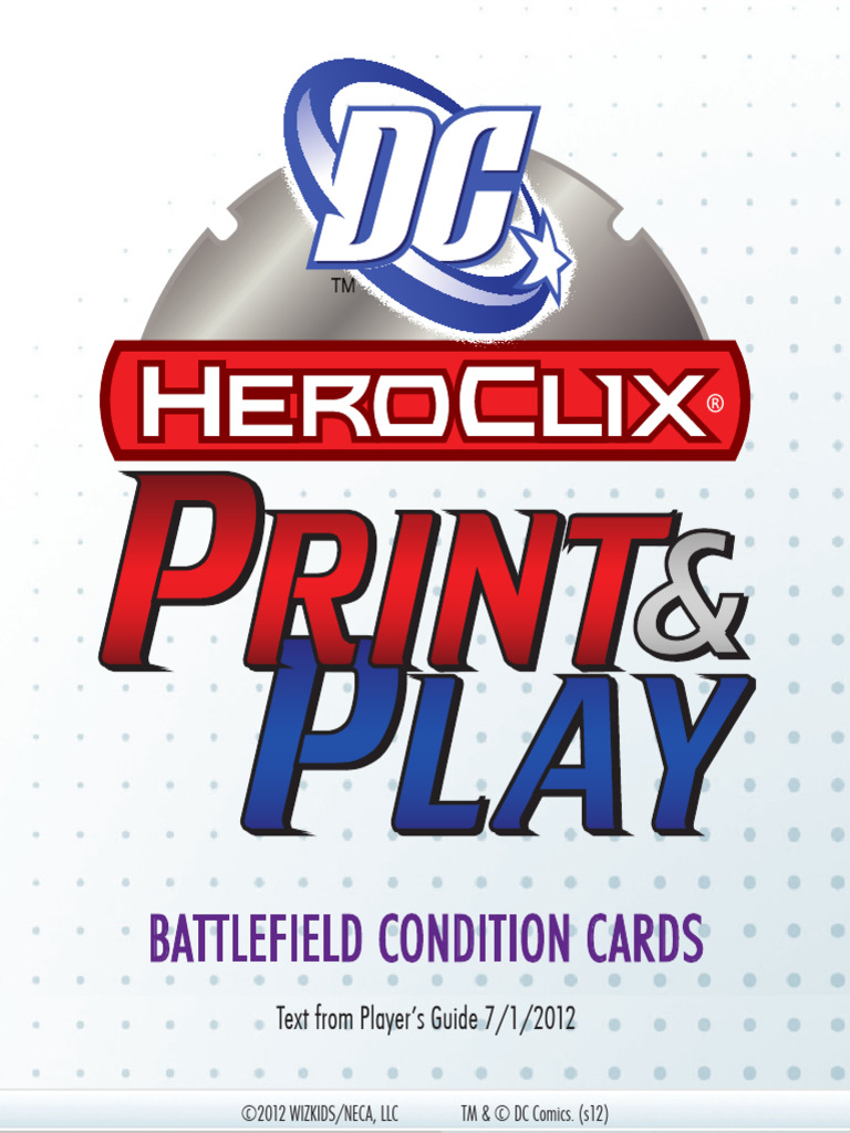 Battlefield Condition Cards Guide | PDF