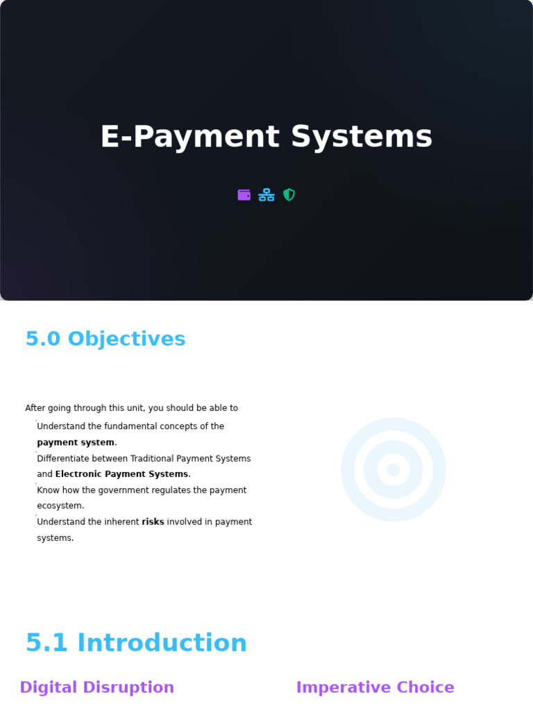 Unit 5 E Payment Detailed 20112025 014542pm | PDF | Money | Point Of Sale