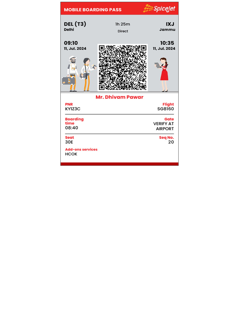 Spicejet webcheckin | PDF