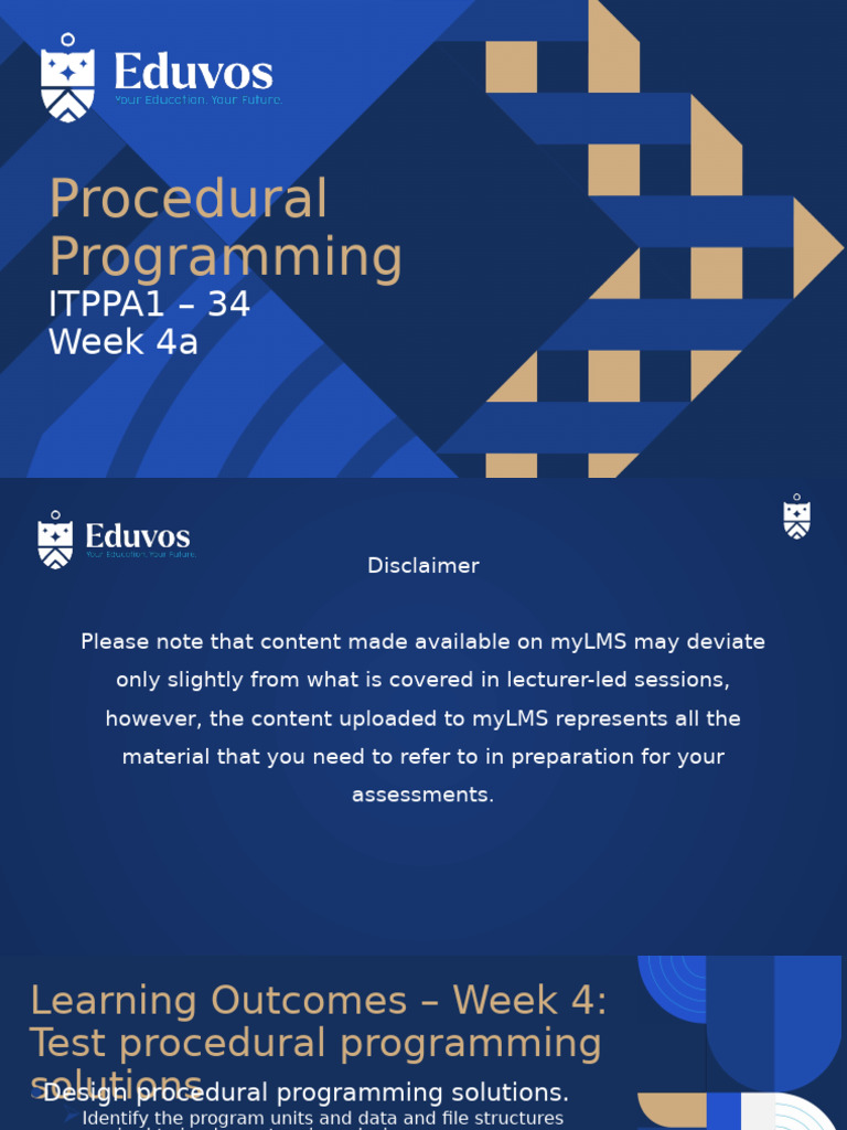 Itppa1-34 Week 4a | PDF | Control Flow | Boolean Data Type