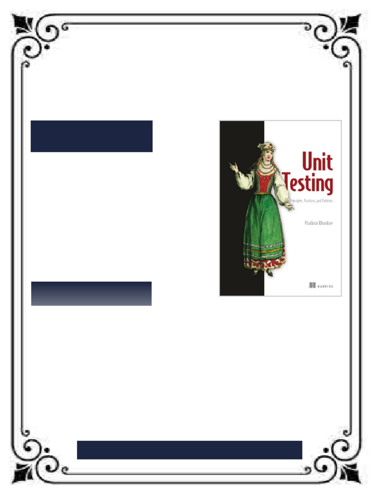 Unit Testing Principles, Practices, and Patterns 1st Edition Vladimir ...