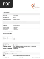 Pine Disinfectant Safety Data Sheet | PDF | Toxicity | Dangerous Goods