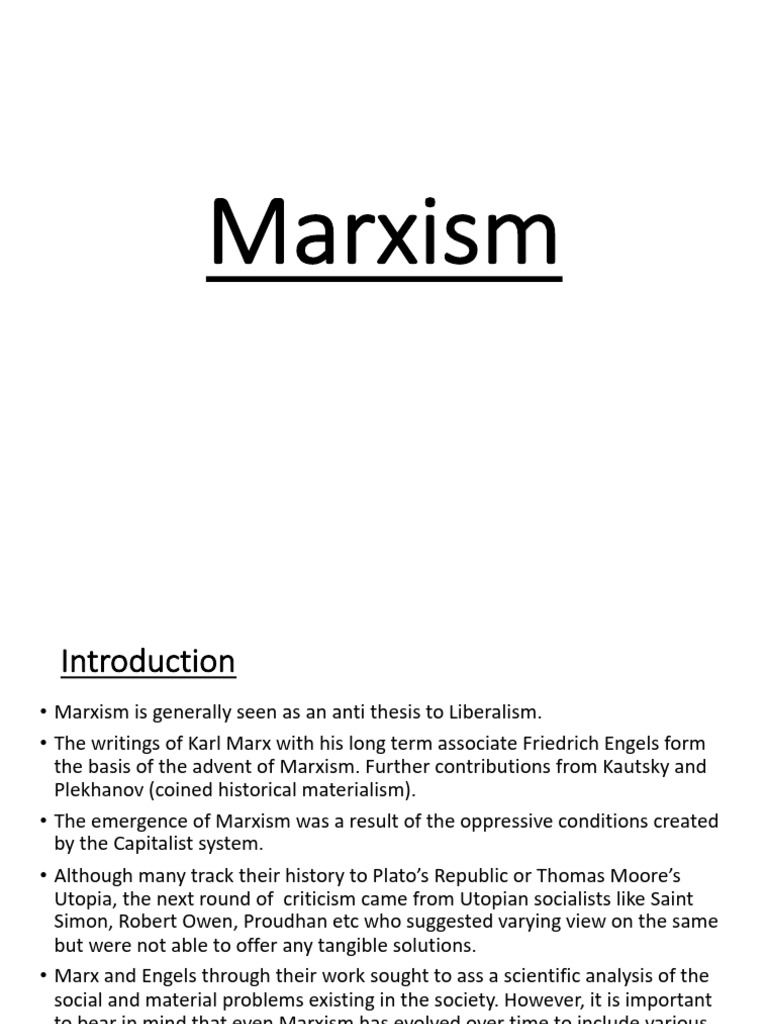 Marxism 20cp | PDF | Marxism | Communism