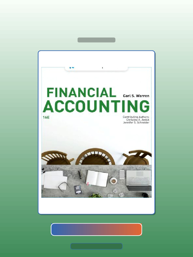 Test Bank for Financial Accounting 16th Edition Carl Warren Christine ...