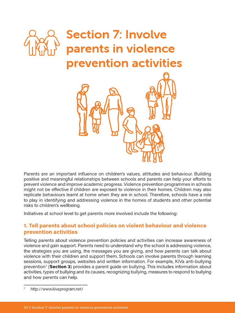 Engaging Parents in Violence Prevention | PDF | Violence | Bullying