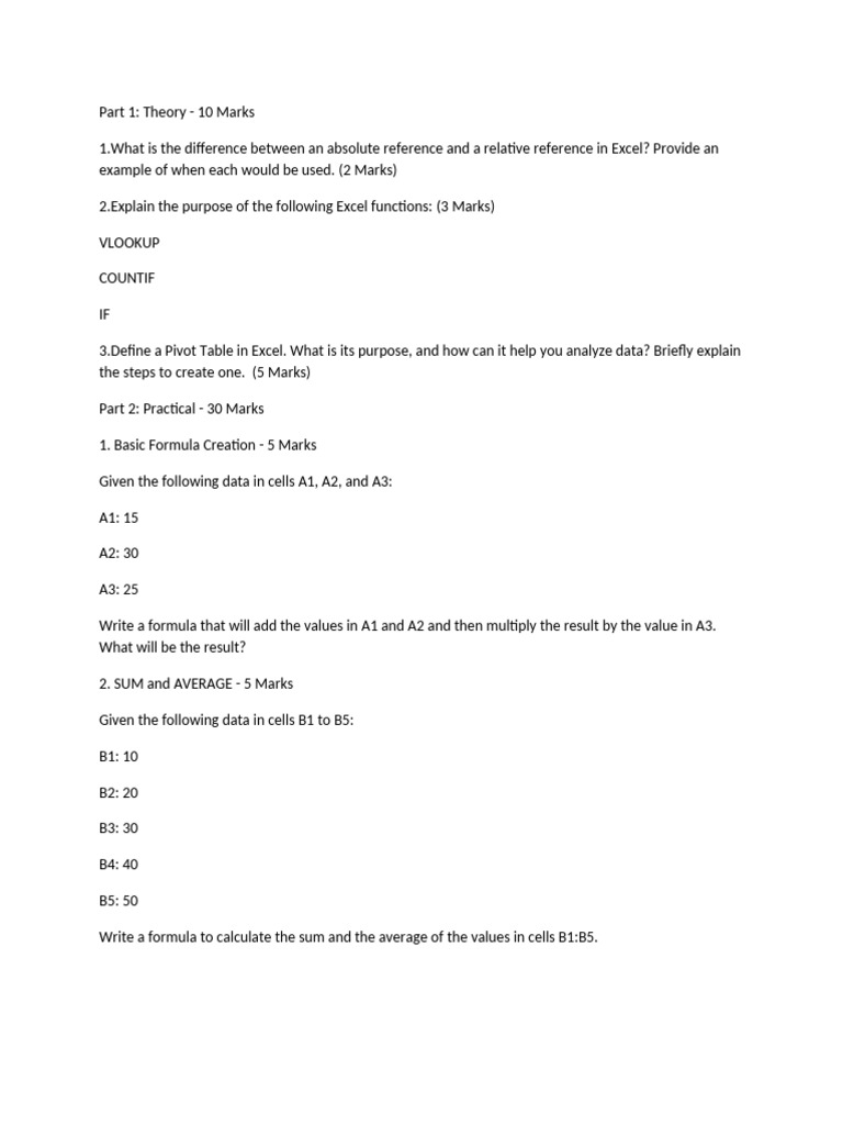 Excel Functions and Data Analysis Guide | PDF