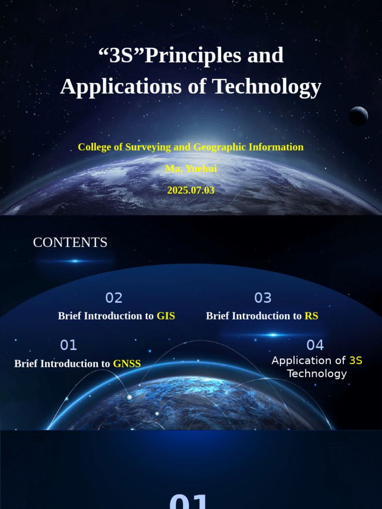 3S Technology: GNSS, GIS, RS Overview | PDF | Physical Sciences