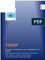 Eugenio Mauri : Présentation de TOGAF (TOGAF : Un cadre d’architecture pour industrialiser les projets)