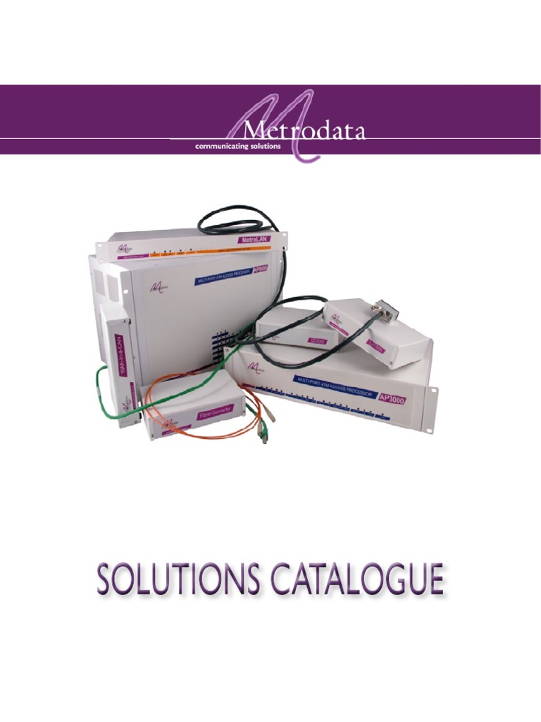 Metrodata Ethernet Solutions Overview | PDF | Asynchronous Transfer ...