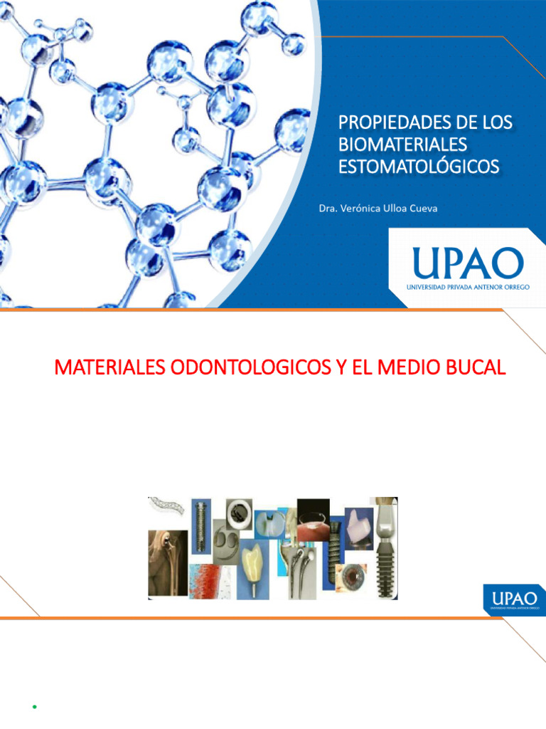 Propiedades de Biomateriales Odontológicos | PDF | Biología