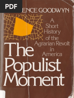 Goodwyn Populist Moment 1976 Ocr Pdf Populism Ideologies