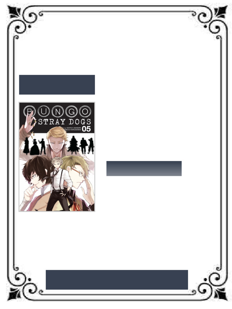 Bungo Stray Dogs Vol 6 Asagiri online ebook pdf | PDF | Zoology