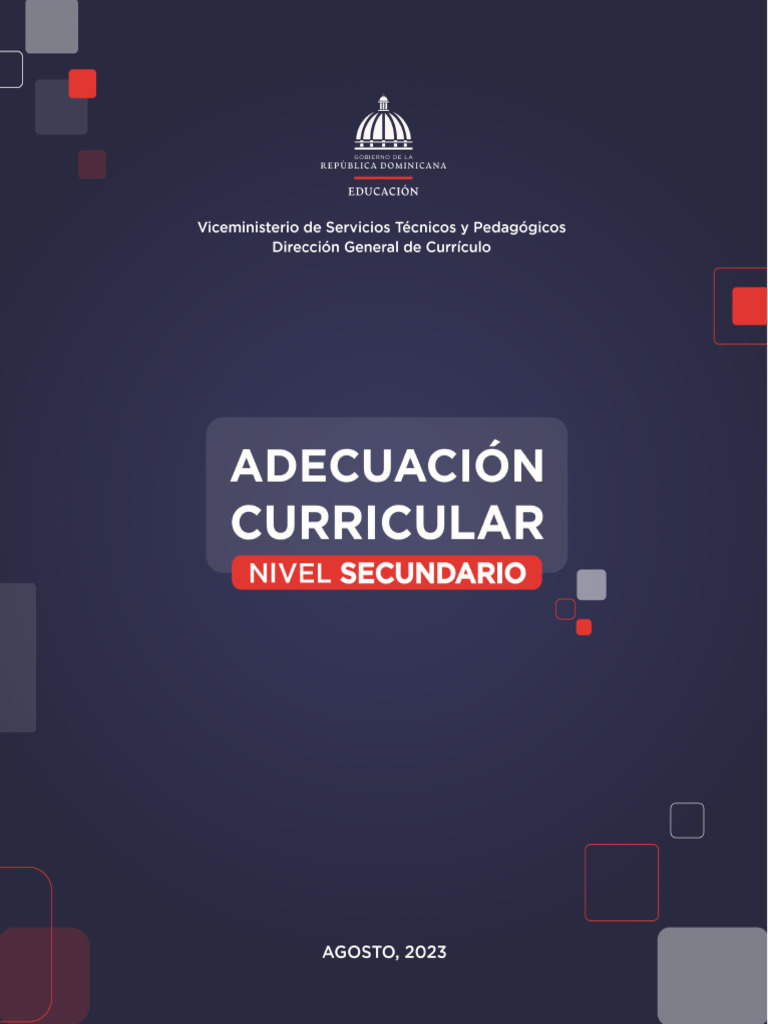 Adecuación Curricular Secundaria 2023 | PDF | Plan de estudios ...