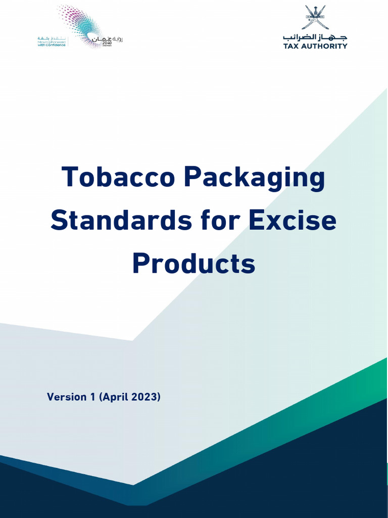 Tobacco Packaging Standards | PDF | Excise | Taxation