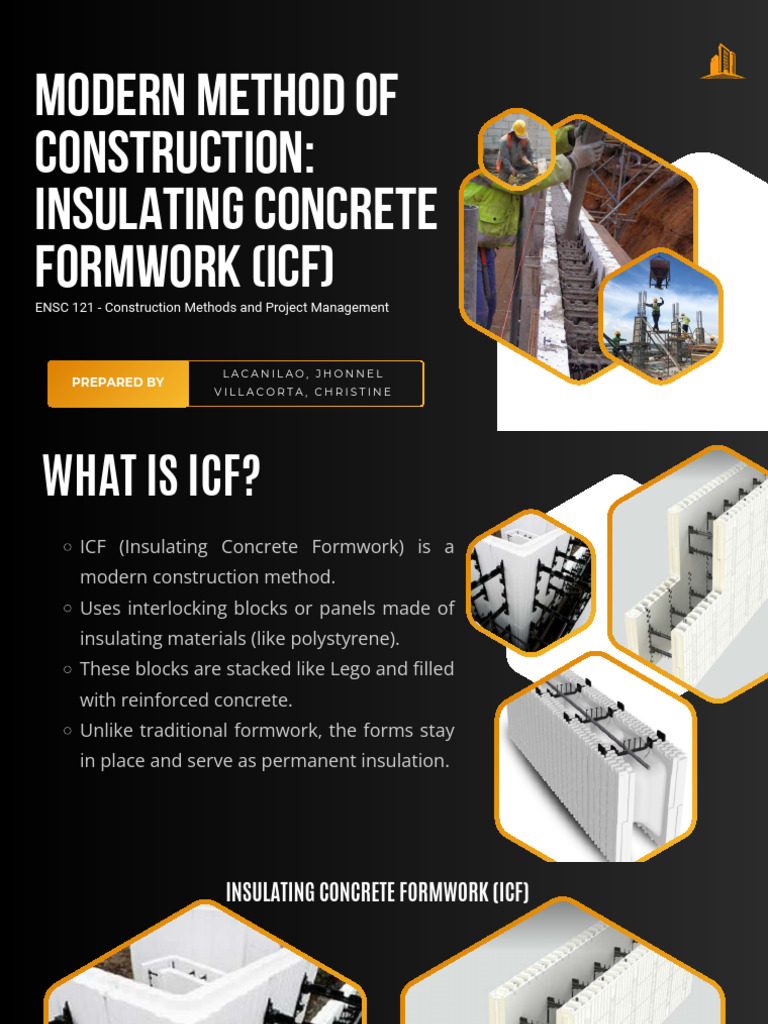 Insulating Concrete Formwork (ICF) Overview | PDF | Concrete | Building ...