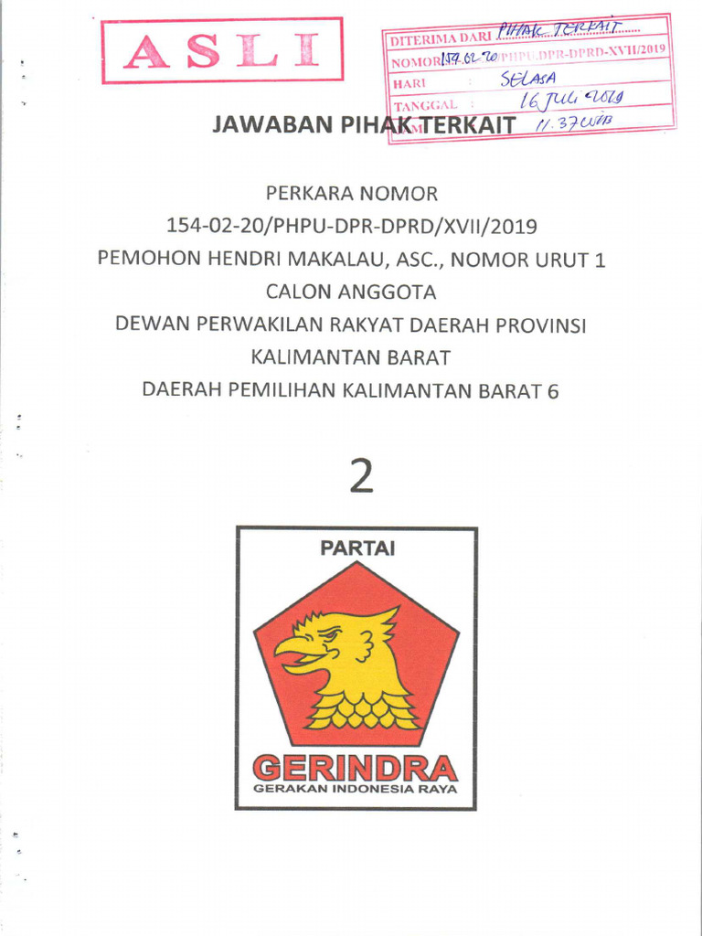 Keterangan Pihak Terkait_2645_1423_perbaikan Jawaban Pihak Terkait Dprd ...