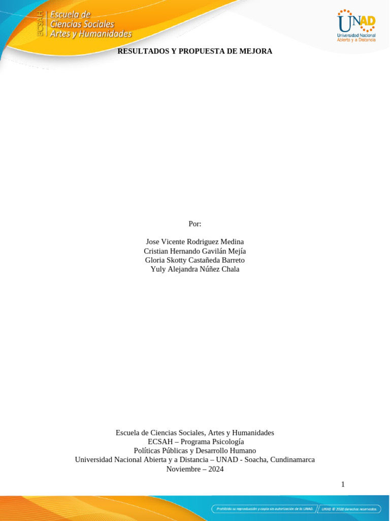 Resultados y Propuesta de Mejora | PDF | Inclusión (Educación) | Evaluación