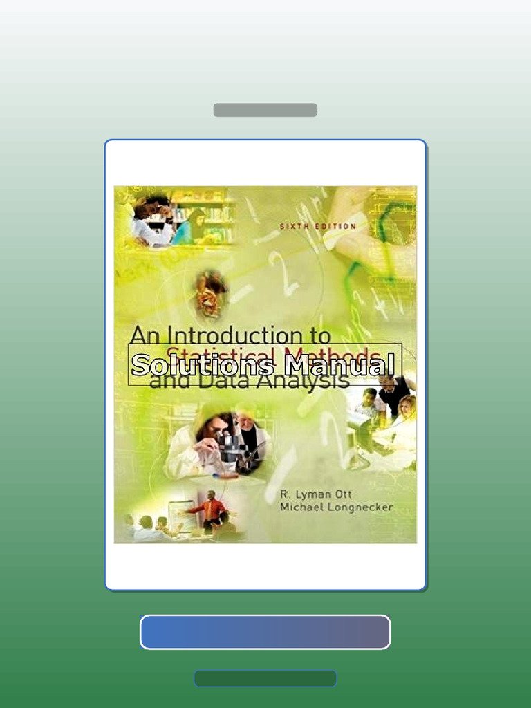 Test Bank for Introduction to Statistical Methods and Data Analysis 6th ...