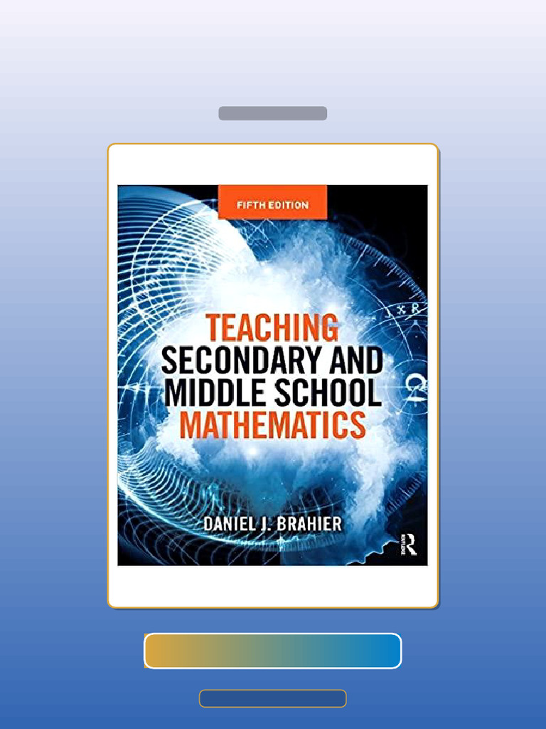 Test Bank for Teaching Secondary and Middle School Mathematics | PDF ...