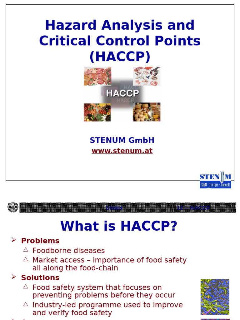 HACCP Overview: Principles & Implementation | PDF | Hazards | Food Safety