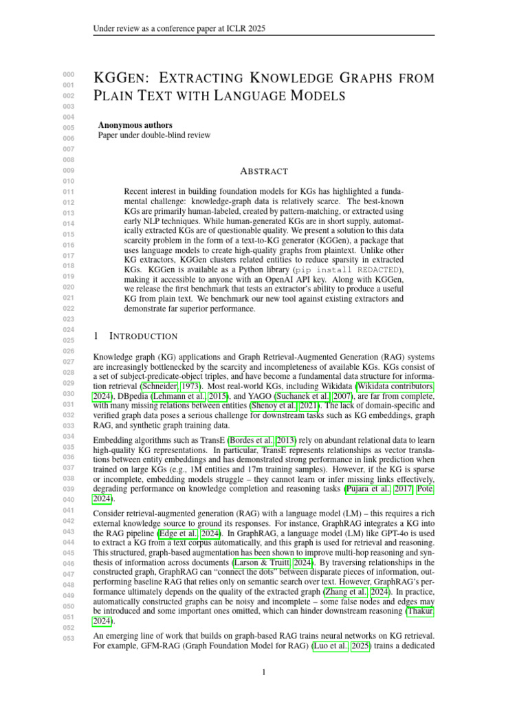 KGGen: Text-to-Knowledge Graph Tool | PDF | Information Science | Computing