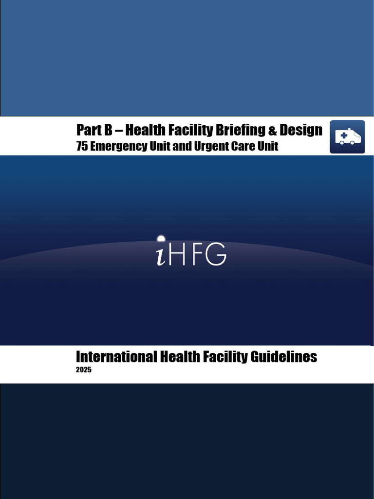 Emergency Unit Design Guidelines 2025 | PDF | Emergency Department ...