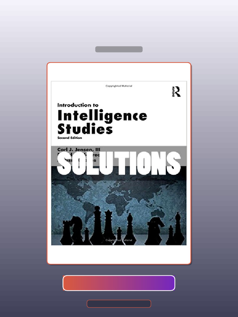 Test Bank for Introduction to Intelligence Studies 2nd Edition Jensen ...