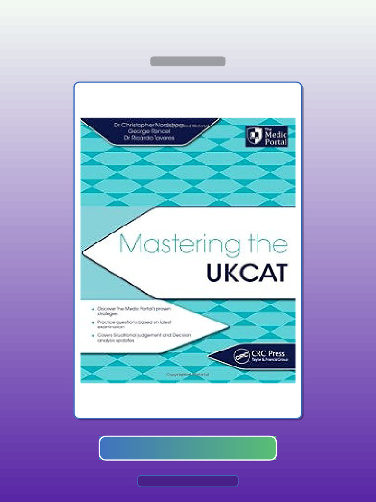 Test Bank for Mastering the UKCAT | PDF | Textbook | Multiple Choice