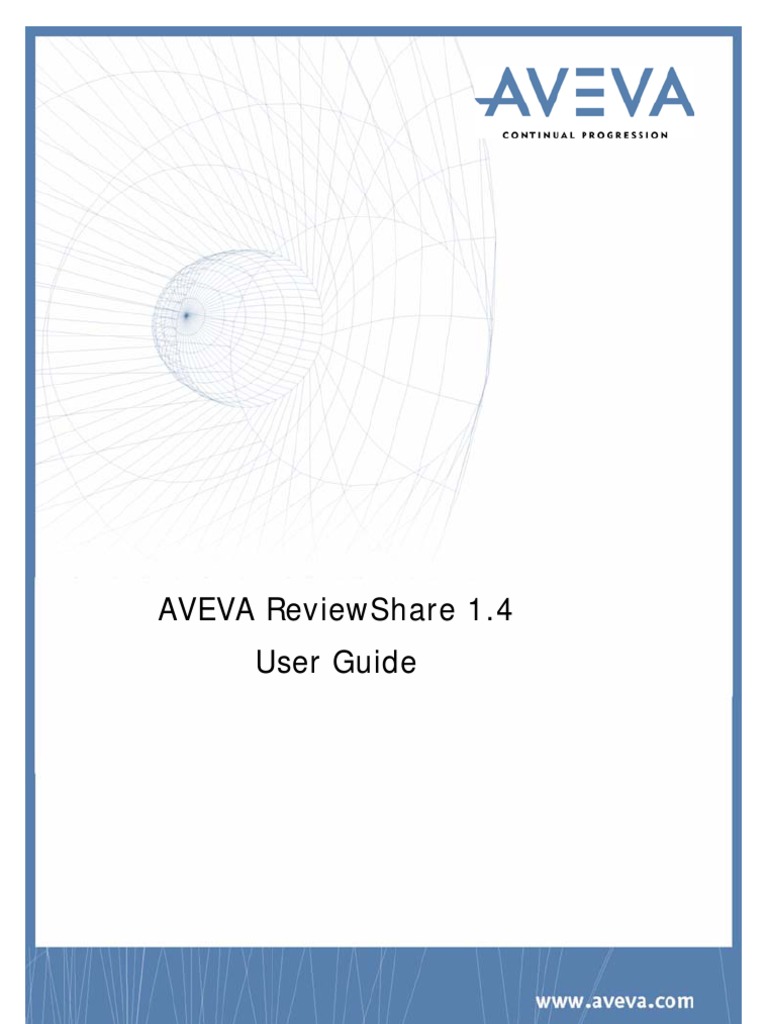 AVEVA ReviewShare User Manual PDF Hyperlink Email
