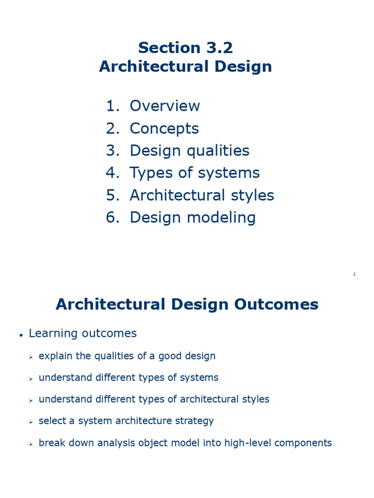 S3.2.ArchDesign | PDF | Class (Computer Programming) | Client–Server Model