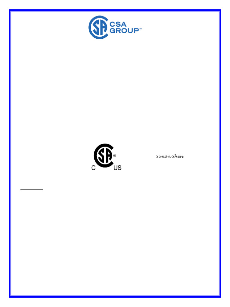 CSA Compliance Certificate for Solar Modules | PDF | Electric Power ...