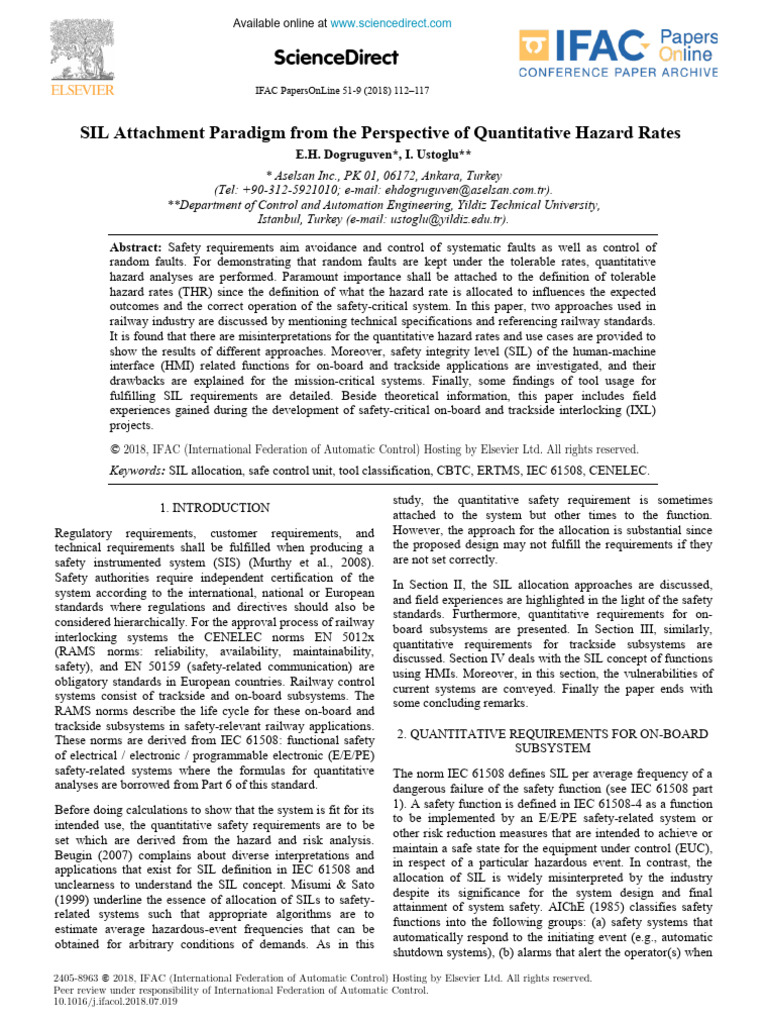 15th IFAC Transportation Control Symposium | PDF | Systems Thinking ...