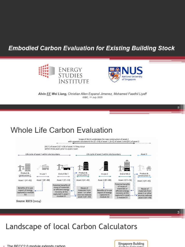 Evaluating Embodied Carbon in Buildings | PDF | Life Cycle Assessment ...
