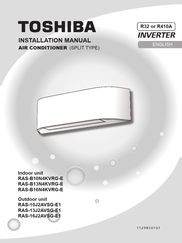 Split Type Air Conditioner Installation Guide | PDF | Screw | Power Supply