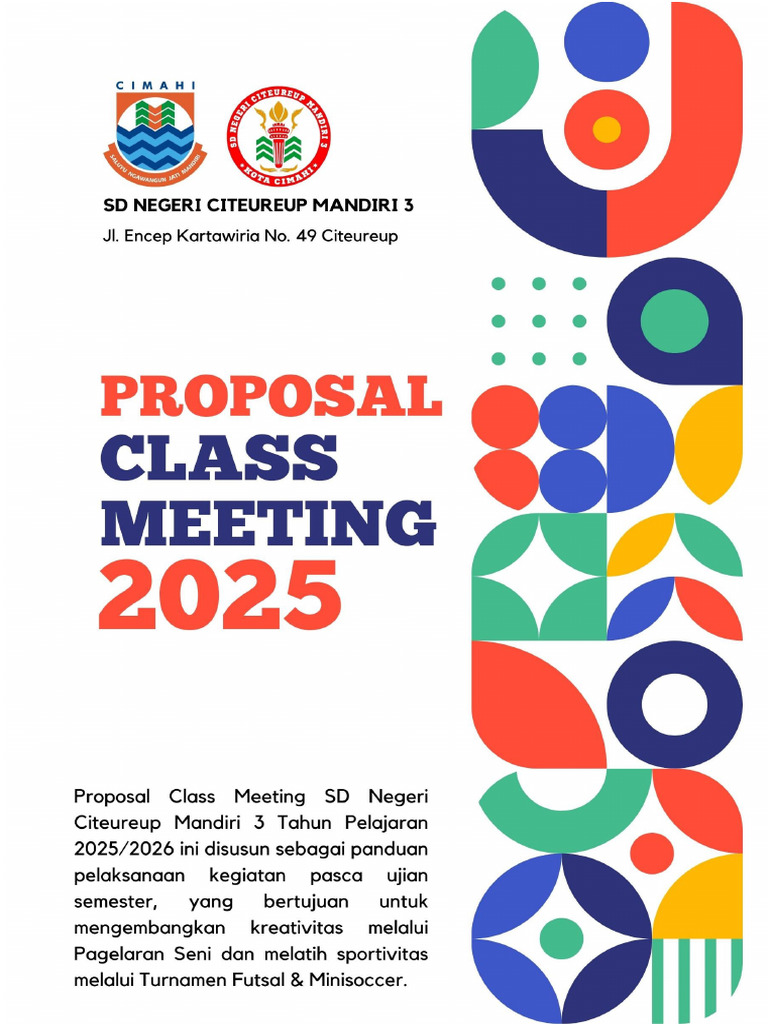 Proposal Class Meeting SDN Citeureup 2025 | PDF