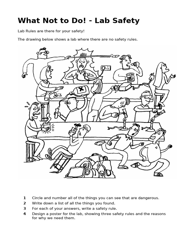 Lab Safety Rules and Guidelines | PDF