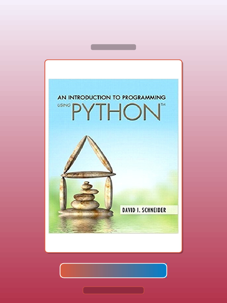 Test Bank for Introduction to Programming Using Python an 1 | PDF ...
