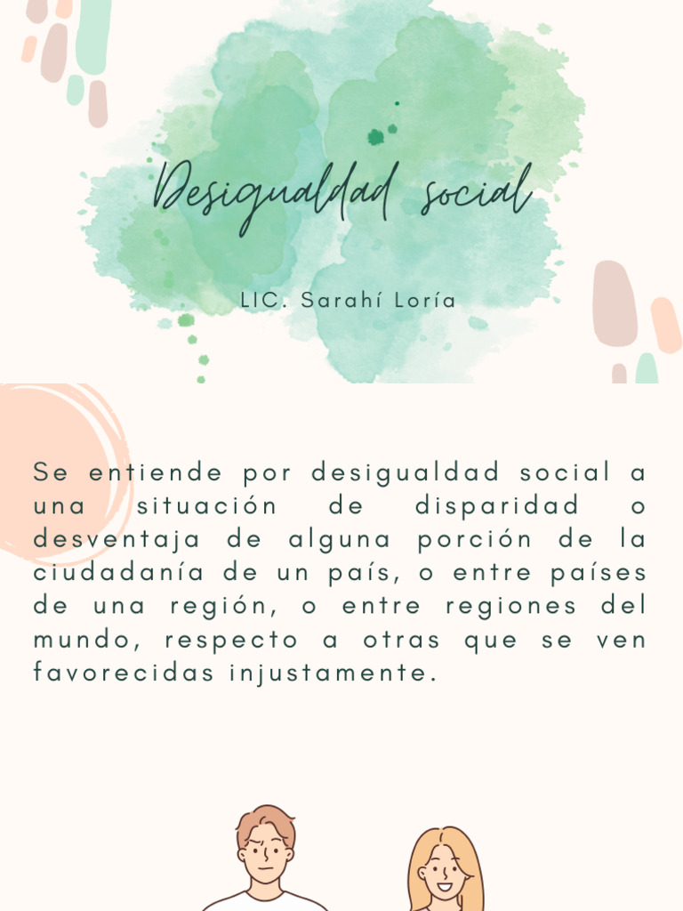 Causas y Consecuencias de la Desigualdad Social | PDF | Desigualdad ...