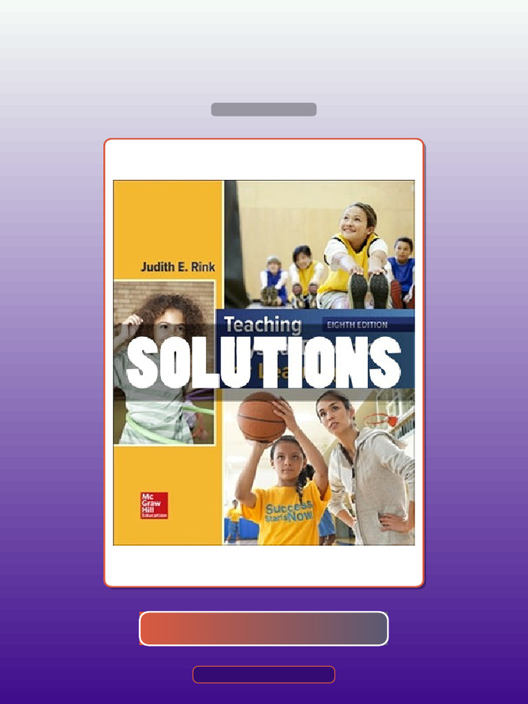 Test Bank for Teaching Physical Education for Learning 8 Ed Rink | PDF ...