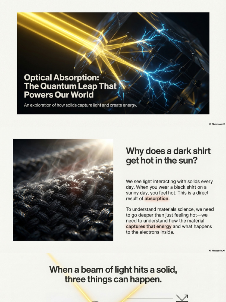 Optical Absorption The Quantum Leap | PDF