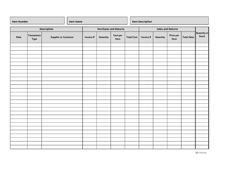Inventory Transactions Overview | PDF