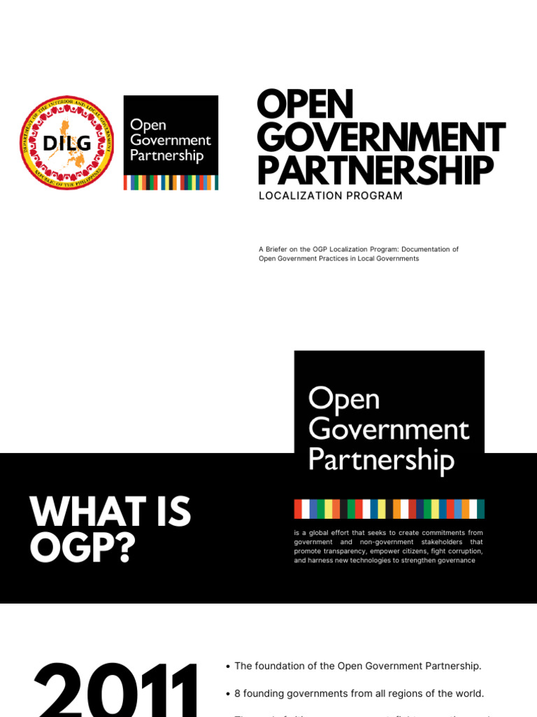 OGP Localization Program Overview | PDF | Governance | Government