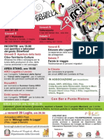 Volantino A5 Programma ARCI Fest 2012
