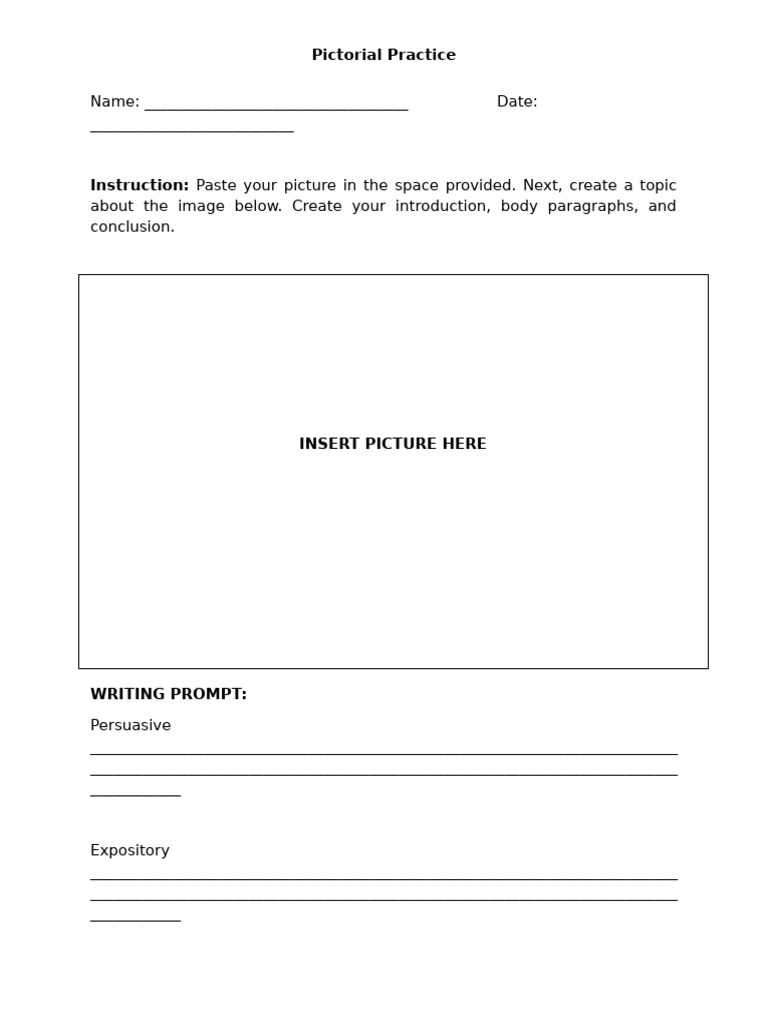 Pictoral Practice | PDF