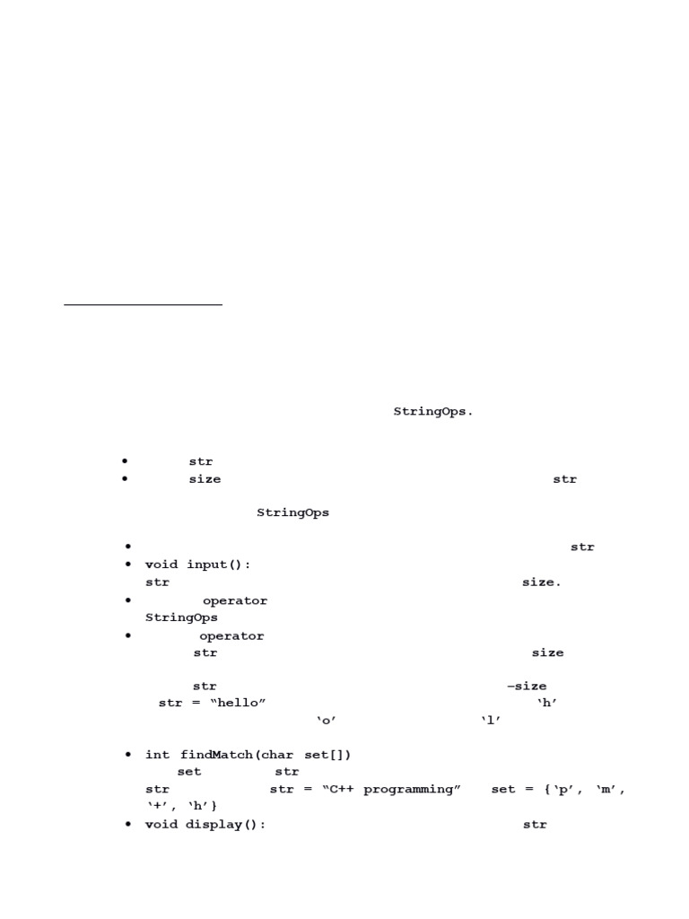 C++ Programming Fundamentals Exam Guide | PDF | String (Computer ...