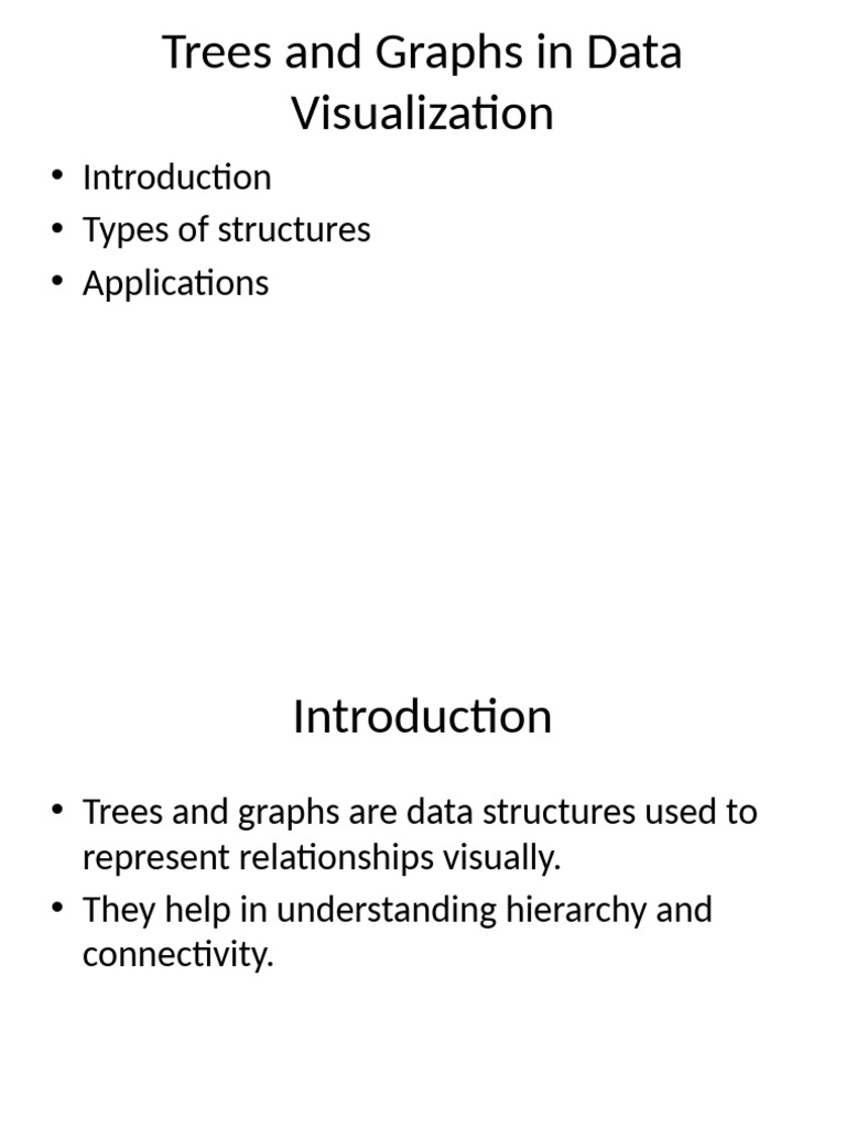 Trees and Graphs in Data Visualization | PDF